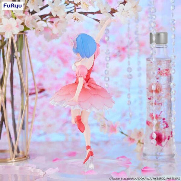 Edición Limitada de Rem – Re:Zero − Starting Life in Another World – Figura Trio-Try-iT (Cherry Blossoms Ver.) - Image 5